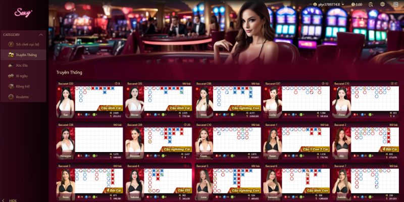 Trải nghiệm casino live cùng người đẹp